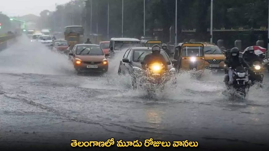 Rains in Telangana : తెలంగాణలో మూడు రోజులు వానలు