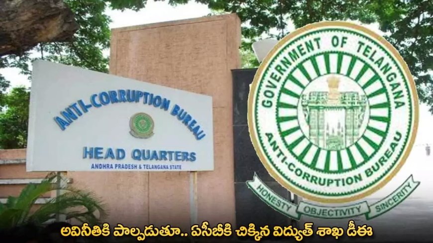 ACB : అవినీతికి పాల్పడుతూ.. ఏసీబీకి చిక్కిన విద్యుత్ శాఖ డీఈ