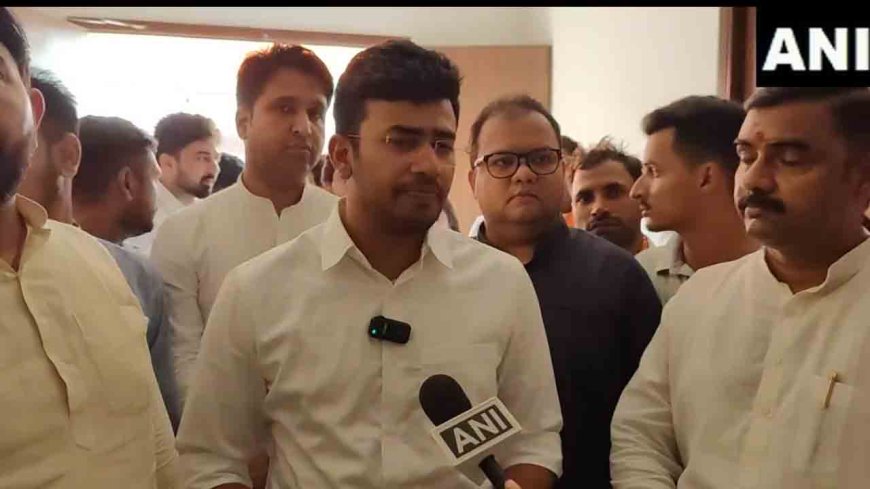 Tejasvi Surya | కర్నాటక కాంగ్రెస్‌ నేతలపై భూ కబ్జా ఆరోపణలు : తేజస్వి సూర్య