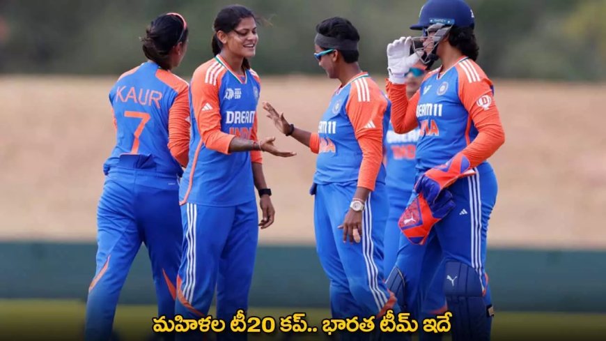 India Women Squad : మహిళల టీ20 కప్.. భారత టీమ్ ఇదే