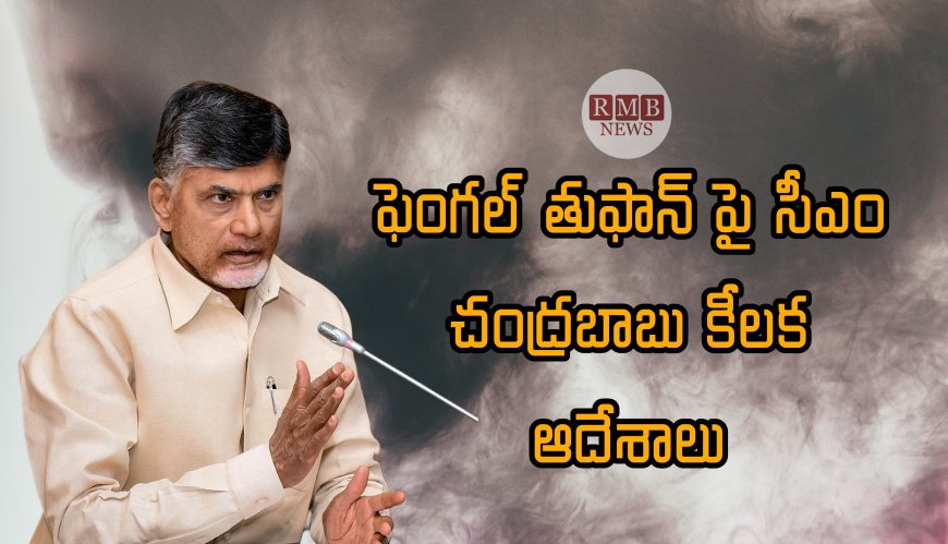 CM Chandrababu: ఫెంగల్ తుఫాన్ పై సీఎం చంద్రబాబు కీలక ఆదేశాలు